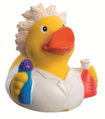 China 8cm Height Yellow Surgeon Custom Rubber Ducks OEM 40 Gram Eco Friendly PVC for sale