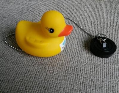 Chine Non bouchon de l'eau de baignoire de PVC de phtalate, bouchon de drain de Toybathtub avec le canard en caoutchouc à vendre