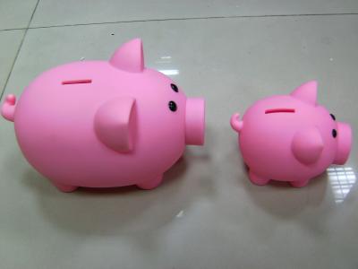 China Kids Gift Novelty Money Saving Box Pink Pig Coin Bank For Decorations / Collectibles for sale