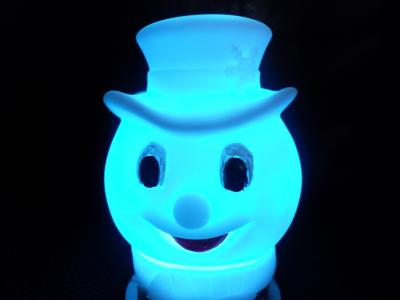 China Holloween Skull Heads LED Flashing Snowman Decoration Toy AG13 Button Battery for sale