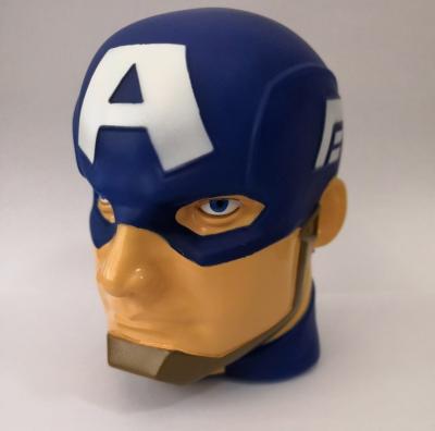 China 3D Marvel Captain America Night Light / Blue Battery Captain America Led Light for sale