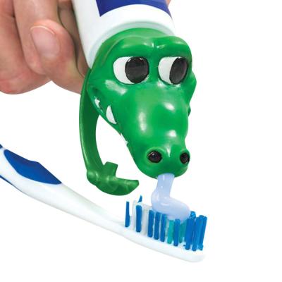 China PVC Spread Heads Toothpaste Caps Toy Cat Head With Cartoon Patterns for sale