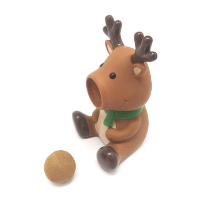 Chine Jouets mous ronds de vinyle avec le jouet animal en caoutchouc de boule de bouton-pression de tir de boules d'EVA à vendre