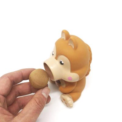 China Pvc Animal Squeeze Rubber Shooting Popper Ball Custom Color Vinyl Gift for sale