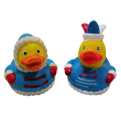 China ECO Friendly Unique Bath Rubber Ducks / Bathtub Fun Bath Toys For Toddlers for sale