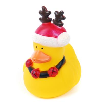 China Festival-Geschenk-Weihnachtsgummiente, die personifizierte Gummiquietscheentchen schwimmt zu verkaufen