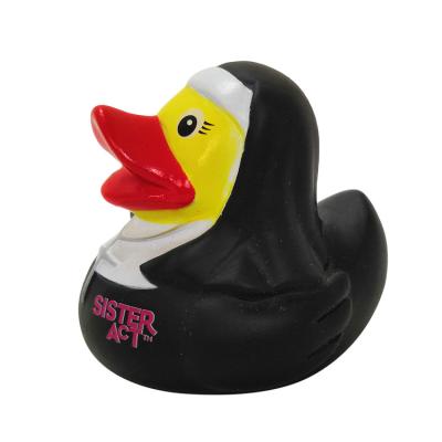 China Vinyl Funny Plastic Ducks Bathroom Rubber Ducks Good Painting 5 X 4.5 X 4.8cm for sale