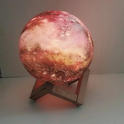 China Lamp van de de Nacht Lichte Maan van de maan de Lichte Luchtbevochtiger 3D Geleide voor Gift van Jonge geitjes de Creatieve Kerstmis Te koop