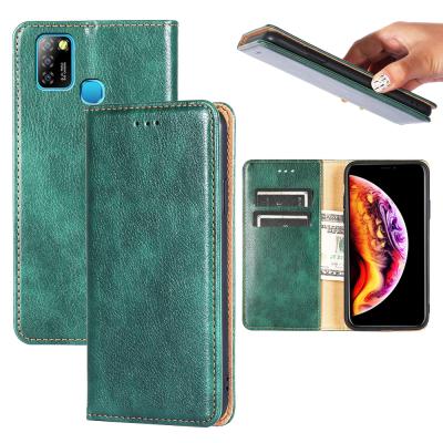 China Flip Magnetic Leather Phone Case Shockproof For Infinix Hot 7 8 9 10 Lite, Wallet Phone Covers For Itel vision 1 pro sparkle 7 6 go Camon 15 for sale