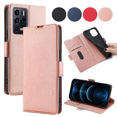 China Shockproof Phone Shell Flip Wallet Phone Cover Leather For ZTE Axon 10 11 30 Pro 5G Ultra A7 A5 A3 2019 2020 for sale