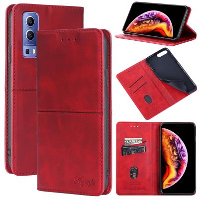 China Shockproof Blank Leather Cover Flip Wallet Phone Cell Phone Case For VIVO Y15S Y21 Y93 Y95 Y97 Y91 Y81 Y83 Y85 Y73S Y72 Y70S Y50S Y53S for sale