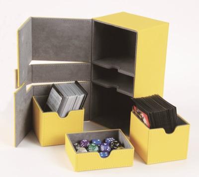 China High Quality YYL-DB10 Game Card Pack Leather Box For MTG YGO Trading Cards Sports Cards With Sleeves for sale