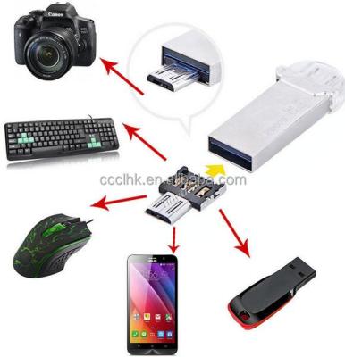 China COMPUTER USB to Micro USB OTG Adapter for all Android devices for sale