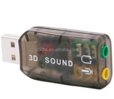 China COMPUTER 5.1CH USB 3D SOUND CARD ADAPTER 3D SOUND ADAPTER for sale