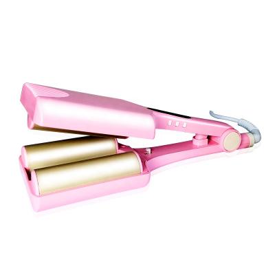 China RV Beach Wave 3 Barrel Hair Curler Temperature Control Ceramic Coating 26mm Loop 32mm Loop for sale