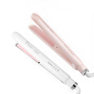 China RV Flat Iron Professional Wholesale Ceramic Electric Hair Straightener Private Label 5 Temperature Setting Hair Straightener for sale