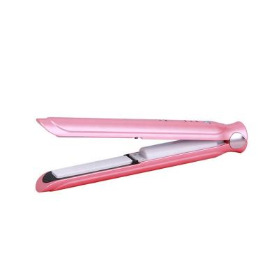 China Cordless Electric Heater Straightener and Curler Cordless Electric Heater Ceramic Private Label RV Hair Rechargeable PTC Hair Flat Iron for sale