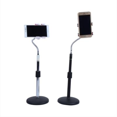 China Mordern Adjustable Zinc Alloy Floor Mobile Phone Stand for sale