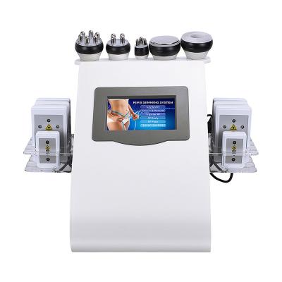 China Weight Loss Portable 6 in 1 Lipolase 80kCellulite Ultrasonic RF Vacuum Cavitation RF Body Slimming System Machine For Weight Loss for sale