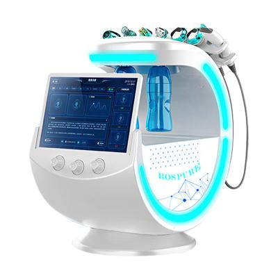 China DEEPLY CLEANING 7 in 1 Ice Blue Beautician Smart Water Microdermabrasion Water Oxygen Cleansing Facial Machine Supplier for sale