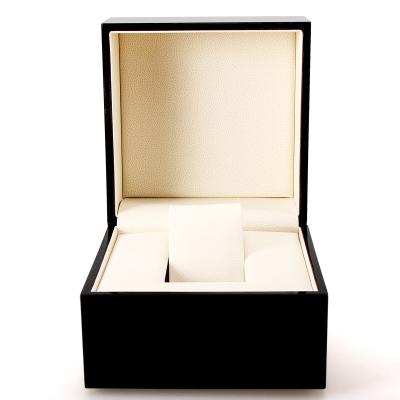 China Watch Square Watch Box Bright Lacquered Wooden Custom Watch Storage Box for sale