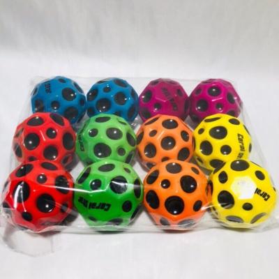 China Cartoon Toy Amazon Fidget Set Pu Foam High Bouncing Moon Shape Anti Squishy Ball Relax Balls Honeycomb Ball For Stress Autism ADHD for sale