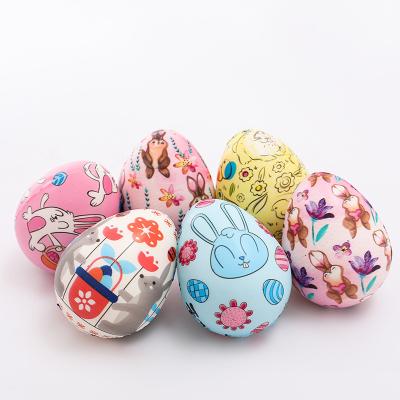 China Bound Egg New Hot Selling Slow Border Toy Simulation Color Printing Decompression Egg Pu Decompression New Easter for sale