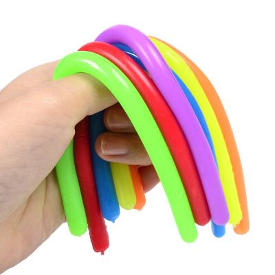 China Chridren Toys 2022 New Popular Tpr Wiggle Person String Noodles TPR Noodle Toys Big Wiggle Person Stretch Sensory Toy For Kids for sale