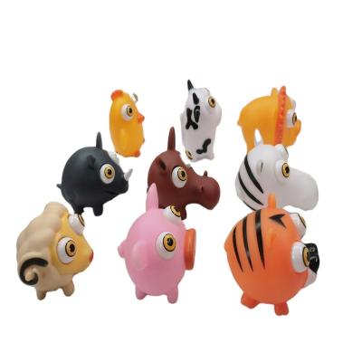 China 2022 Custom Decompression Soft PVC Eco-friendly Make Soft Rubber Plastic Eyes Pops Out Animal Squeeze Toy Soft Plastic Eye Popping Toys For Kid for sale