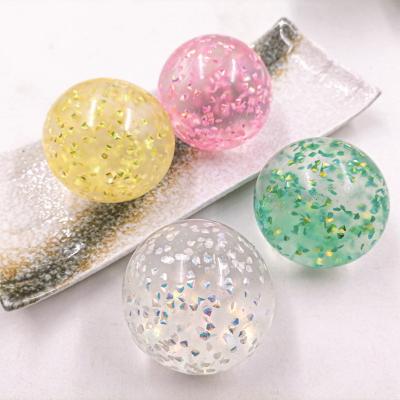 China Cheap 2022 Hot Selling Wholesale TPR Strain Ball Diamond Squeeze Duct Ball Relax Toys for Kids and Adults for sale