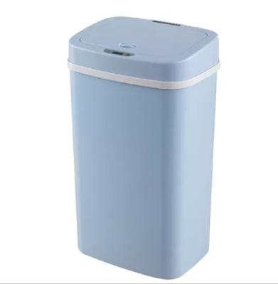 China 16L Viable Plastic Baby Diaper Raffle Sensor Sanitary Hi-Tech Advertising Smart Trash Can for sale