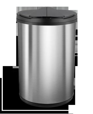 China 2020 Wholesale Ninestars 47L Capacity Sensor Trash Can Household Electronic Viable Slide Open Infrared Trash Large Trash Can for sale