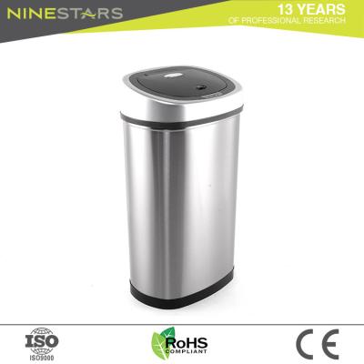 China Wholesale NST 3 C Batteries Viable Silver Infrared Dustbin for sale