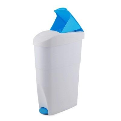 China 18L Ninestars Foot Pedal Sustainable Bin Household Plastic Sanitary Bin for sale