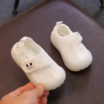 China Insulative Toddler Baby Kids Flying Shoes Boys Girls Kids Infants Woven Breathable Shoes Infants Mesh Soft Bottom Sneakers Shoes for sale