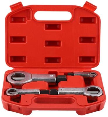 China 1Set Chrome Steel Vanadium Damaged Nut Remover Rusty Nut Divider Spanner Wrench Hex Resistant Cutting Tools for sale