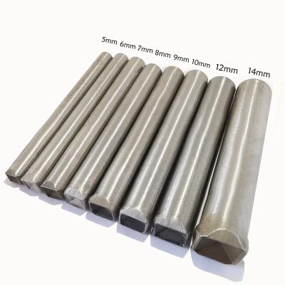 China Multiple Specifications Leather Crafts Square Pyramid Rivets Dowel Setter Tools Die Set Kit 5 6 7 8 9 10 12 14mm BBH001 for sale