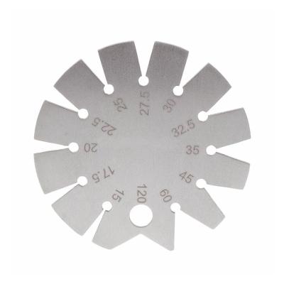 China High Quality Stainless Steel Ax Blade Angle Bevel Gauge Protractor Chain 15-120 Degree Gauge Measuring Tools 70MM/2.76