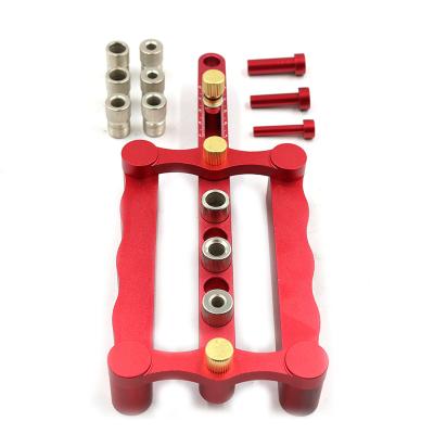 China Self-Centering Broaching Frame Punch Locator Finger Aluminum Jig Kit Drill Guider Sleeve Tool Wood Broaching ALZ001 for sale