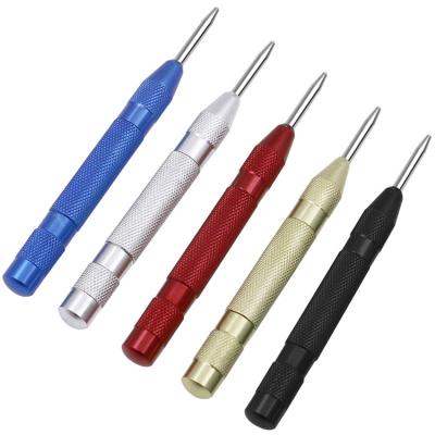 China High Speed ​​Steel Center Punch 132MM Automatic Brass Spring Spring Center Punch Tool for Metal or Wood for sale