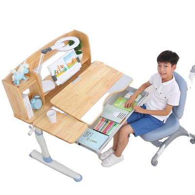 China GMYD A105 Modern Crank Adjustable Height Kids Desk Wood Children Bedroom for sale