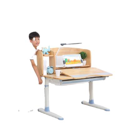 China GMYD A105 Modern Wholesale Nordic Simple Wooden Writing Children Learning Desk And Chair Set for sale