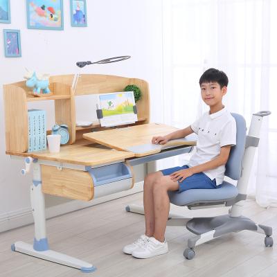 China GMYD A120 Modern Wooden Adjustable Study Table Child Study Desk Ergonomic Kids Furniture Set Kids Tables for sale