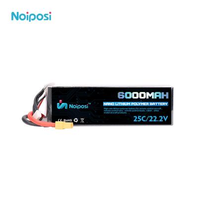 China Toys high performance whole series 22.2V 6s big lipo battery 6000mah 40c for sale