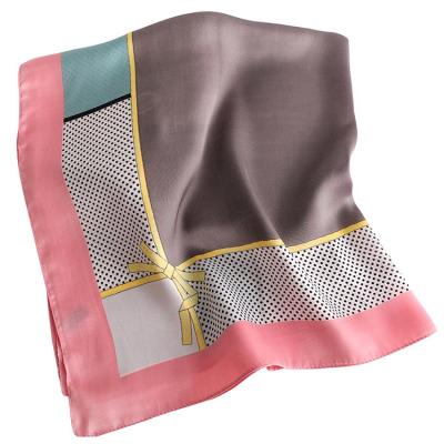 China Square 2021 New Simple Square Spring Scarf Women's Hijab Sunscreen Scarf Accessories for sale