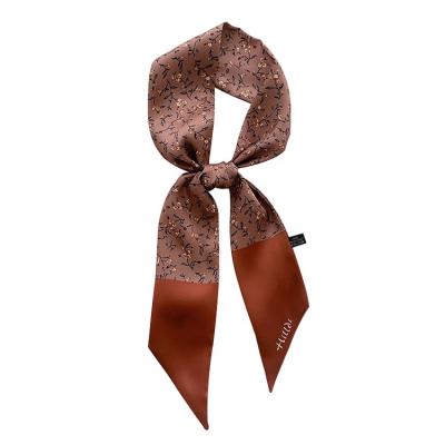 China New Fashion Spring Small Long And Neck Summer Accessories Scarf Women's Long Scarf For Hair for sale