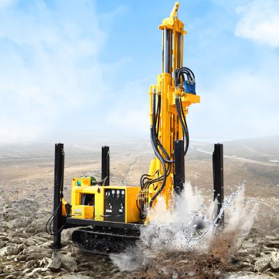 China Water Well 200 Meters Hydraulic Rock Drilling Rig Pneumatic Water Well Machine for sale