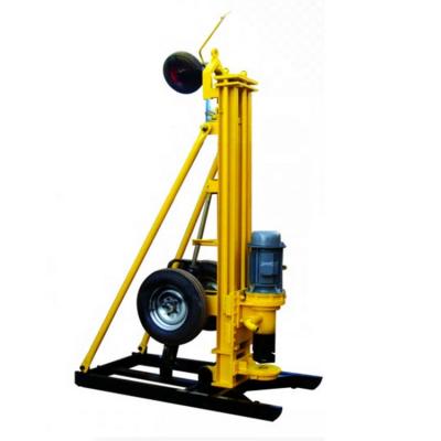 China Farms Wheeled Bore Pneumatic Drilling Machine 150M Pneumatic Water Well Drilling Rig Price For Sale for sale