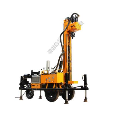 China Water Well Trailer Mounted 18 Bar Air Compressor Working With DTH Drilling Rig for sale