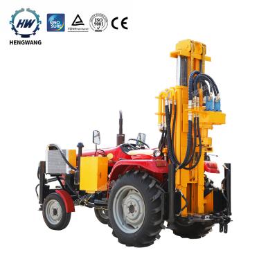 China Construction worksÂ   TQZ150 Tractor Mounted Diesel Type Pneumatic Percussion Rock Drilling Rigs for sale